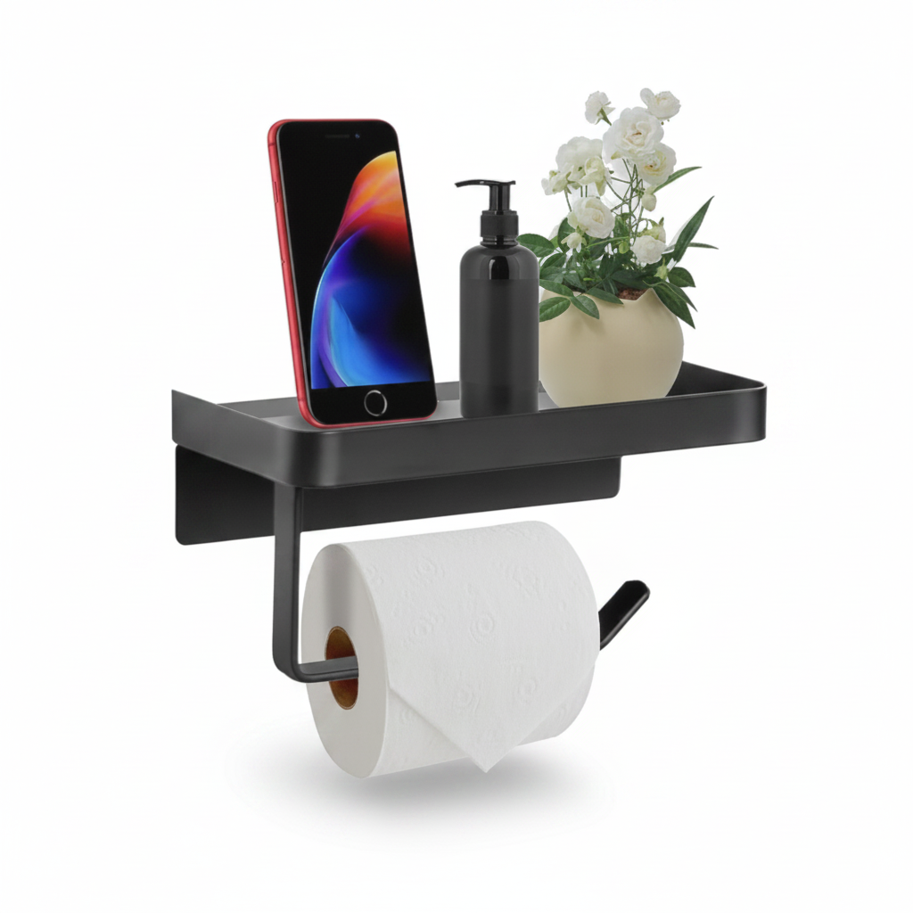 Wall Mounted Toilet Roll Holder