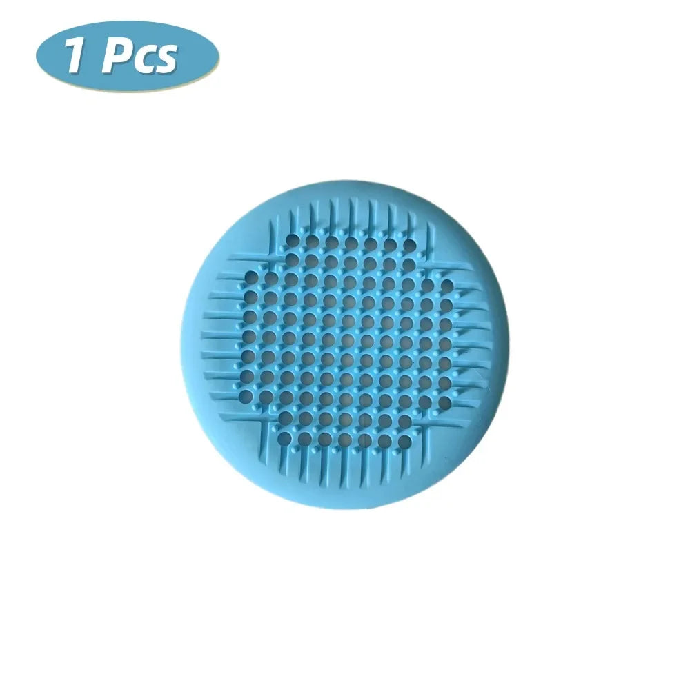 Silicone Drain Hair Catcher Shower Sink Strainer Filter