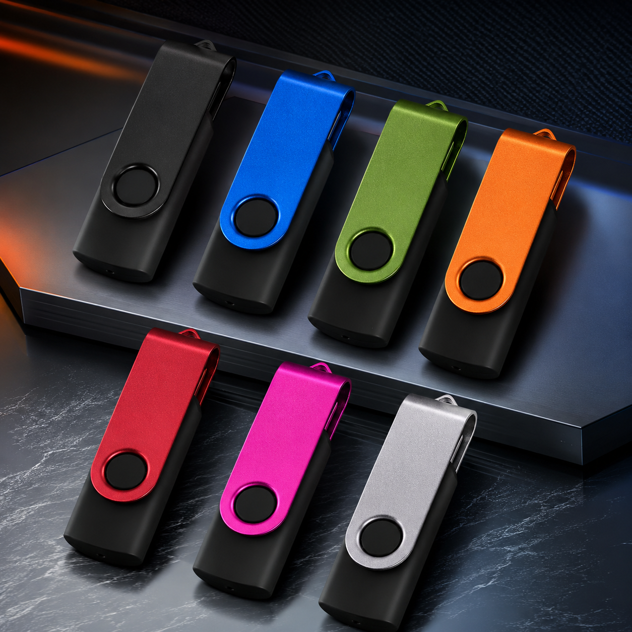 USB 2.0 Swivel Flash Drive Memory Stick Pen Drive
