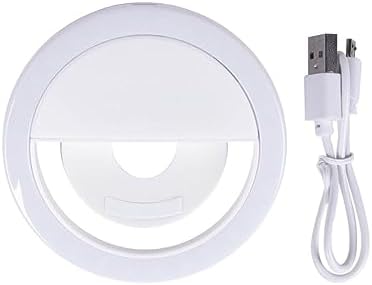 Universal Selfie Ring Light: Clip-on Led for iPhone & All Phones – Perfect for Photography & Video - Ring Light for Cell Phone - Selfie Light - Phone Light - Phone Ring Light - Portable Ring Light|B0BY7CHYVH