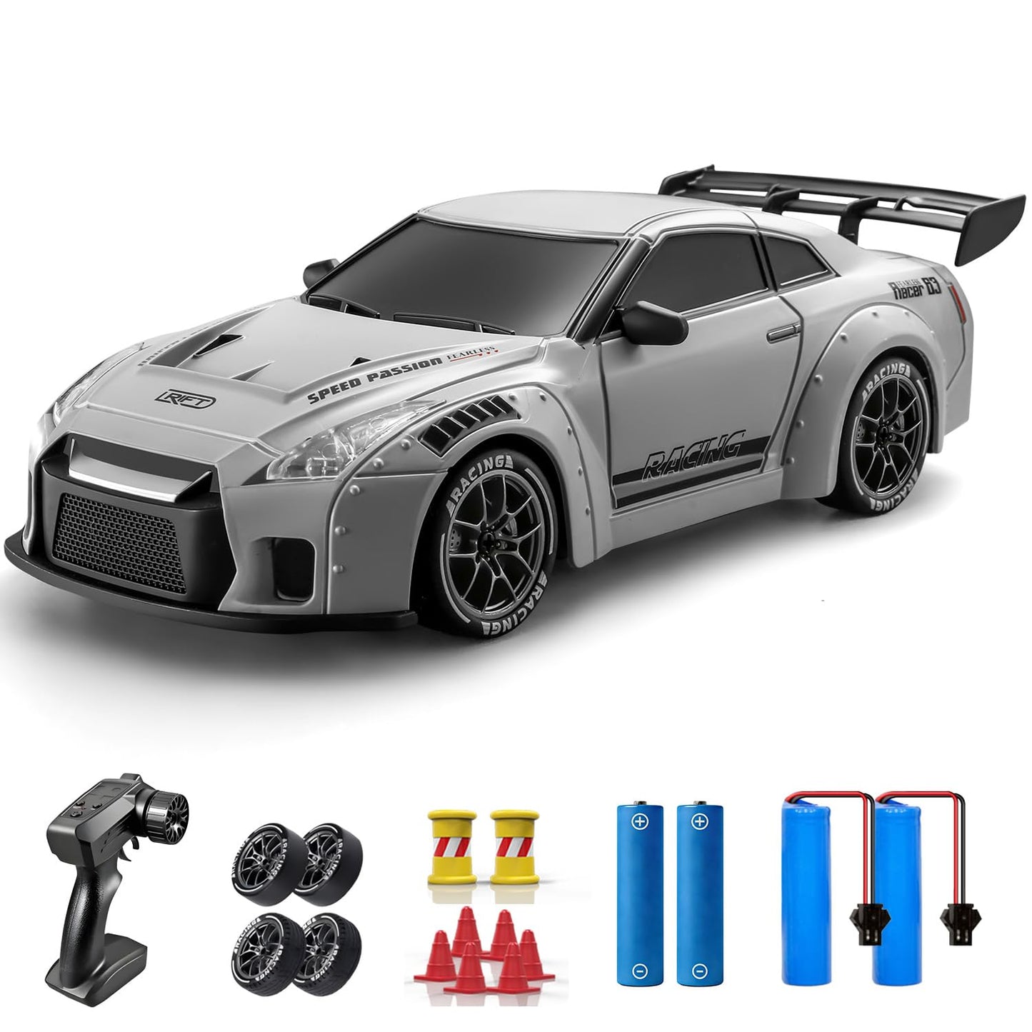 ACAMMZAR RC Drift Car, 1:24 Remote Control Car for Kids