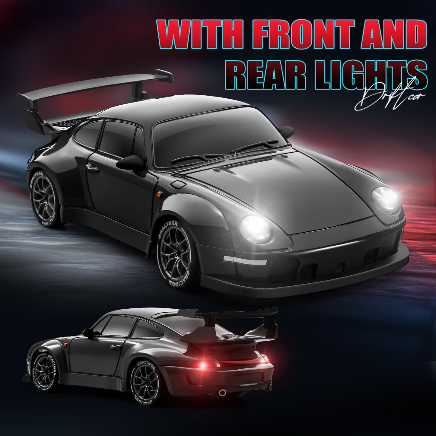 ACAMMZAR RC Drift Car, 1:24 Remote Control Car for Kids