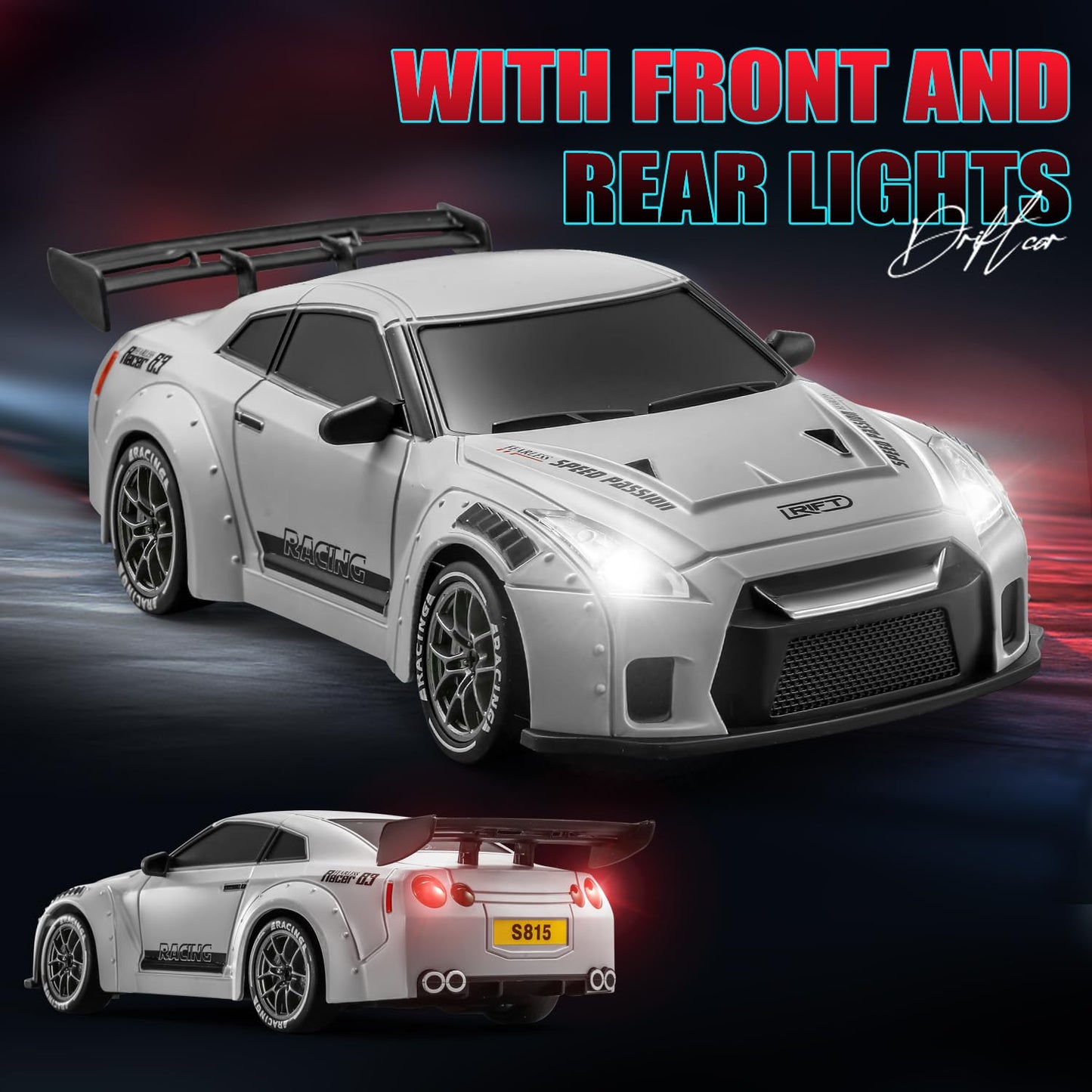 ACAMMZAR RC Drift Car, 1:24 Remote Control Car for Kids