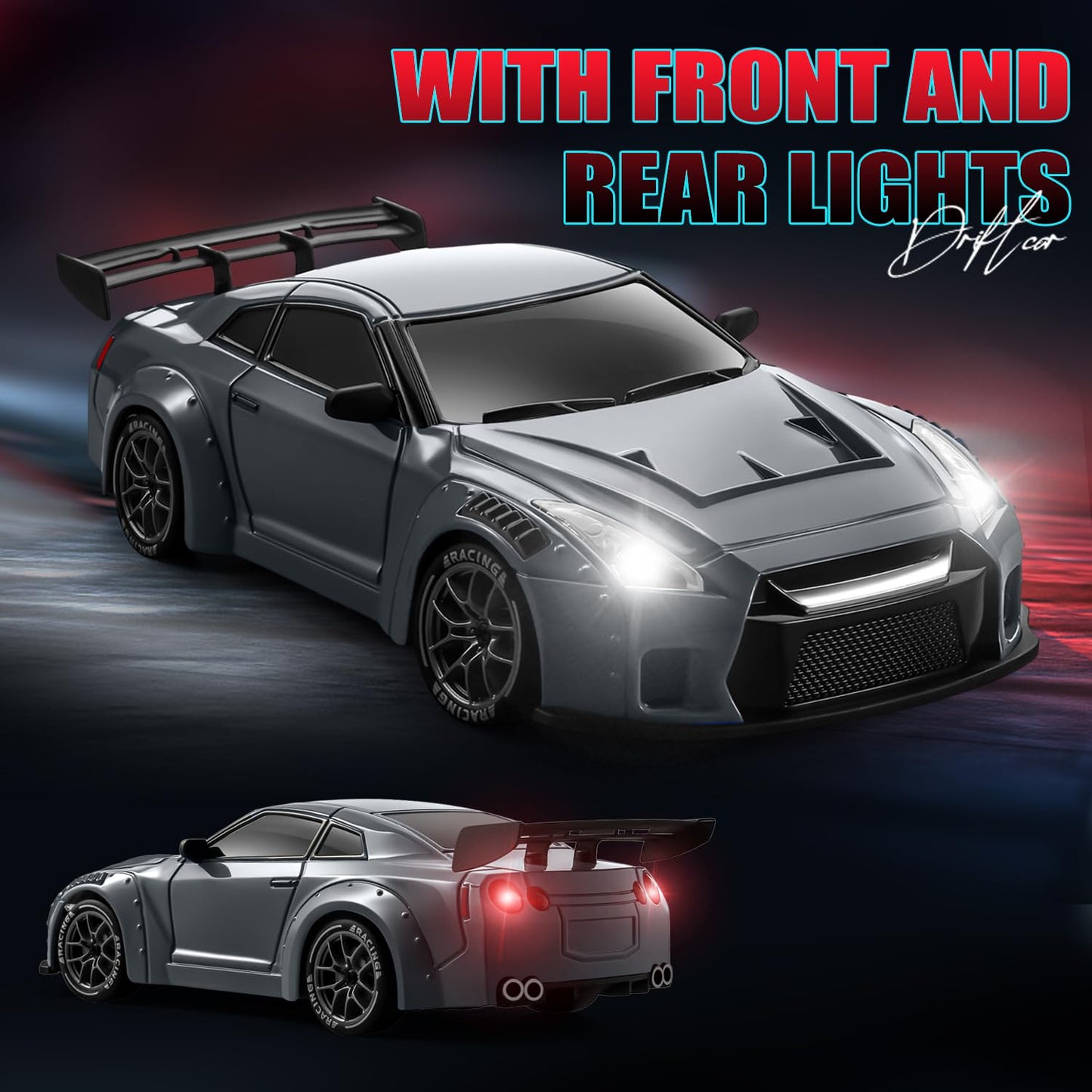 ACAMMZAR RC Drift Car, 1:24 Remote Control Car for Kids