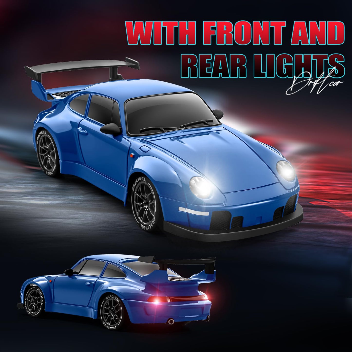 ACAMMZAR RC Drift Car, 1:24 Remote Control Car for Kids