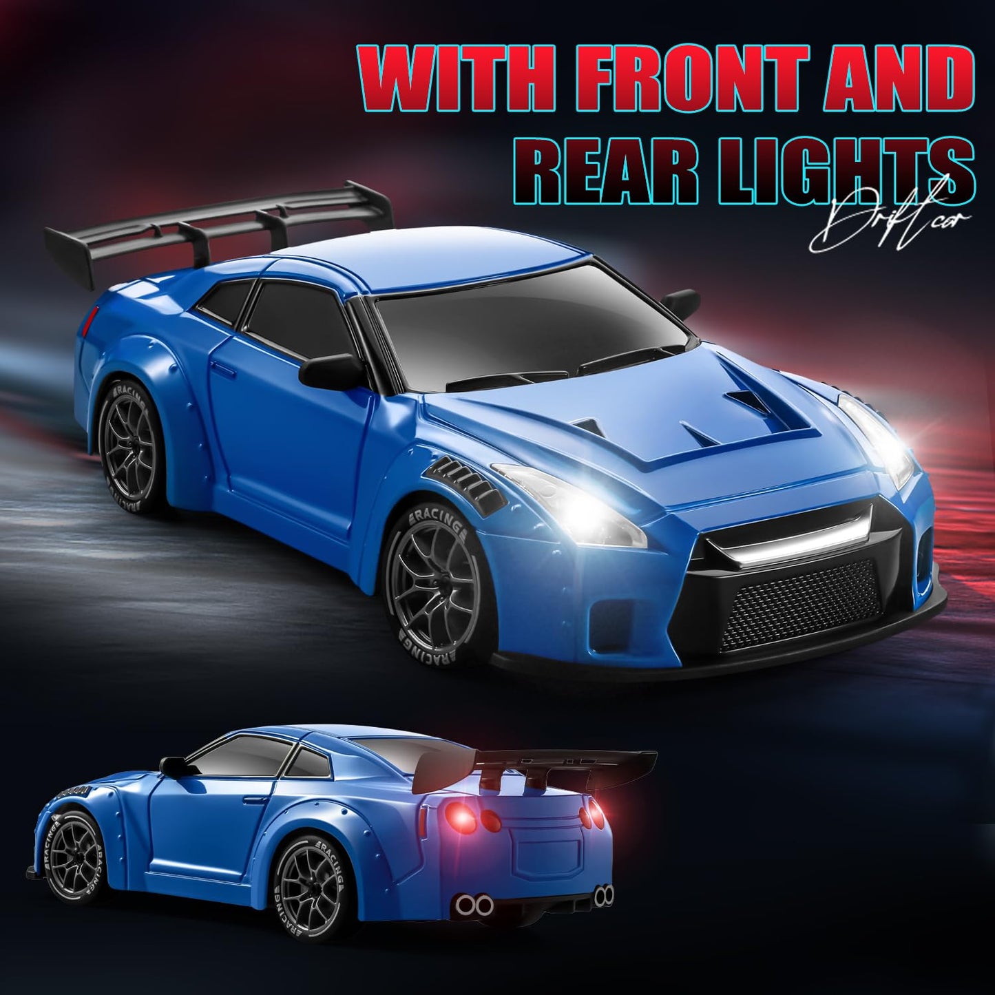 ACAMMZAR RC Drift Car, 1:24 Remote Control Car for Kids