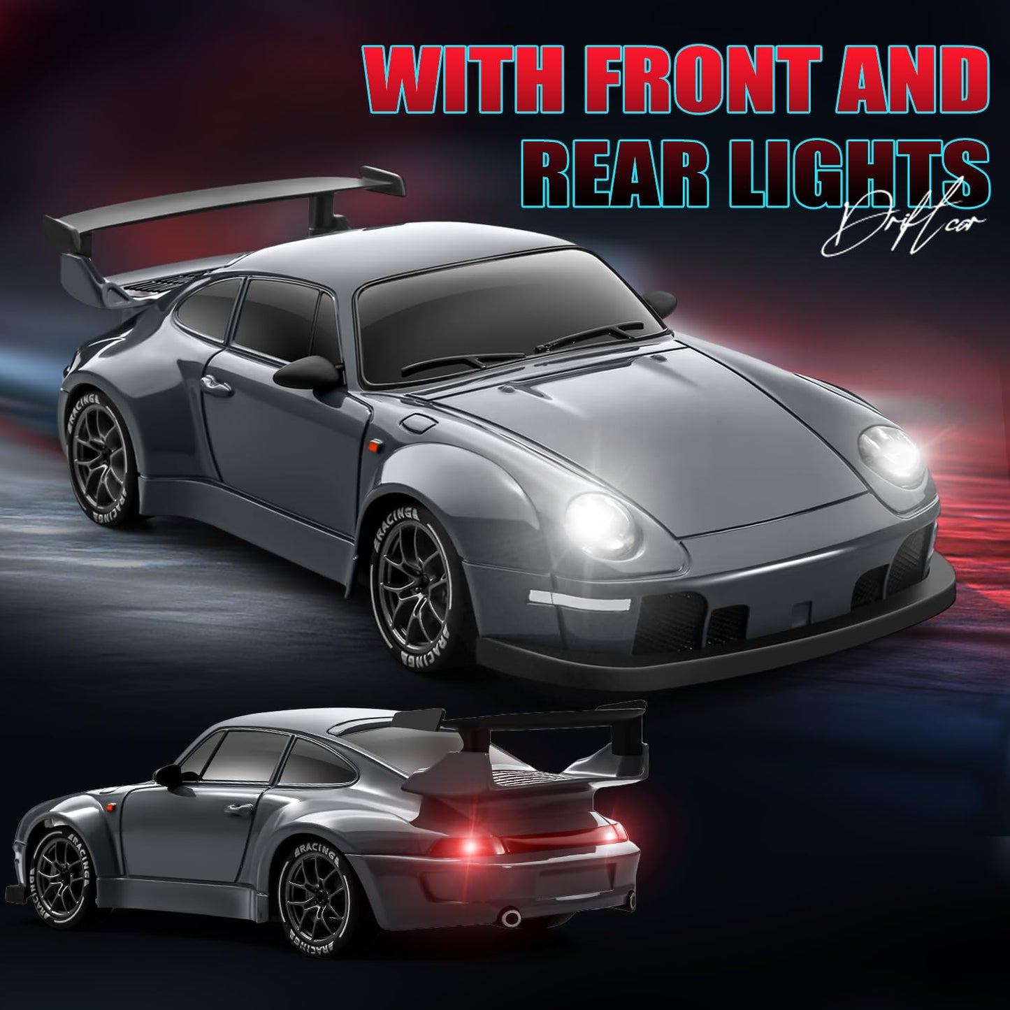 ACAMMZAR RC Drift Car, 1:24 Remote Control Car for Kids