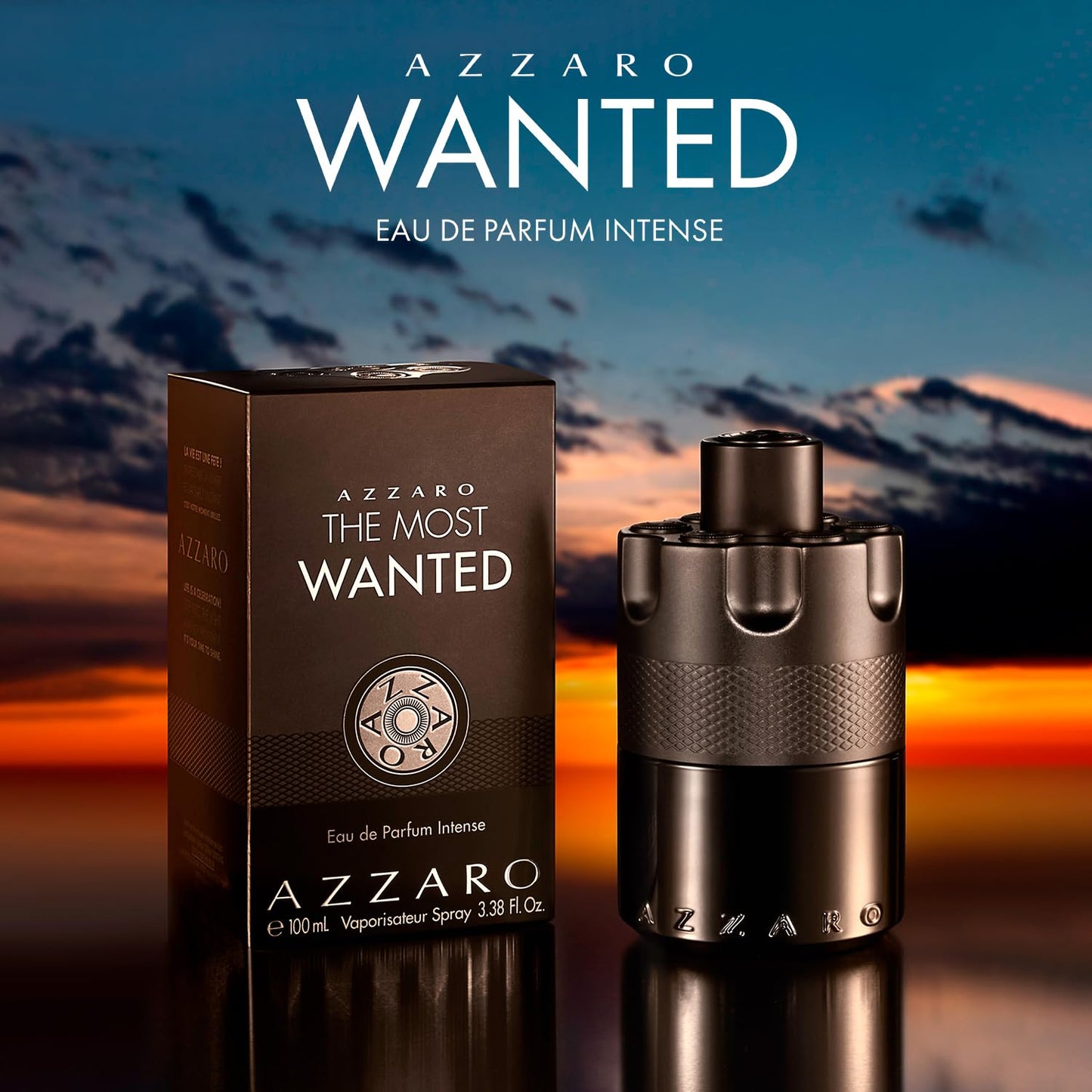 Azzaro The Most Wanted Eau de Parfum Intense, Woody & Seductive Men's Cologne