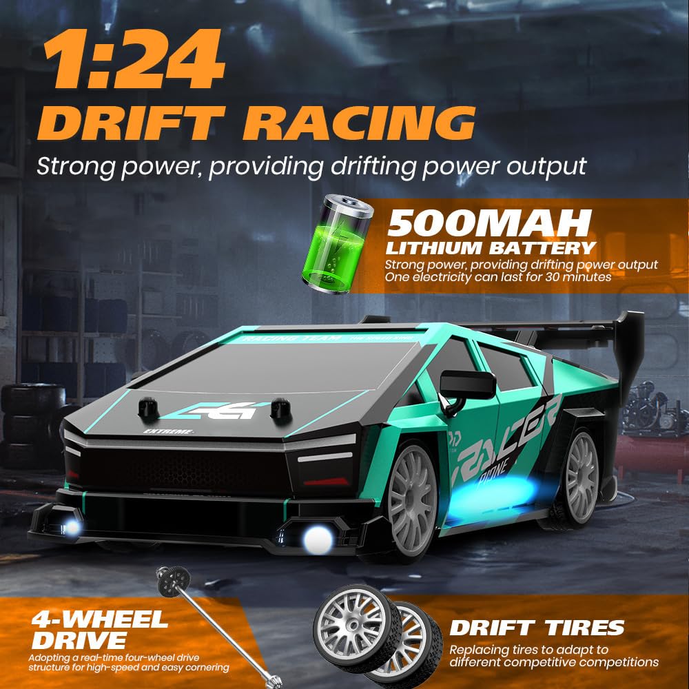 RC Drift Car, 1:24 Remote Control Car for Teen