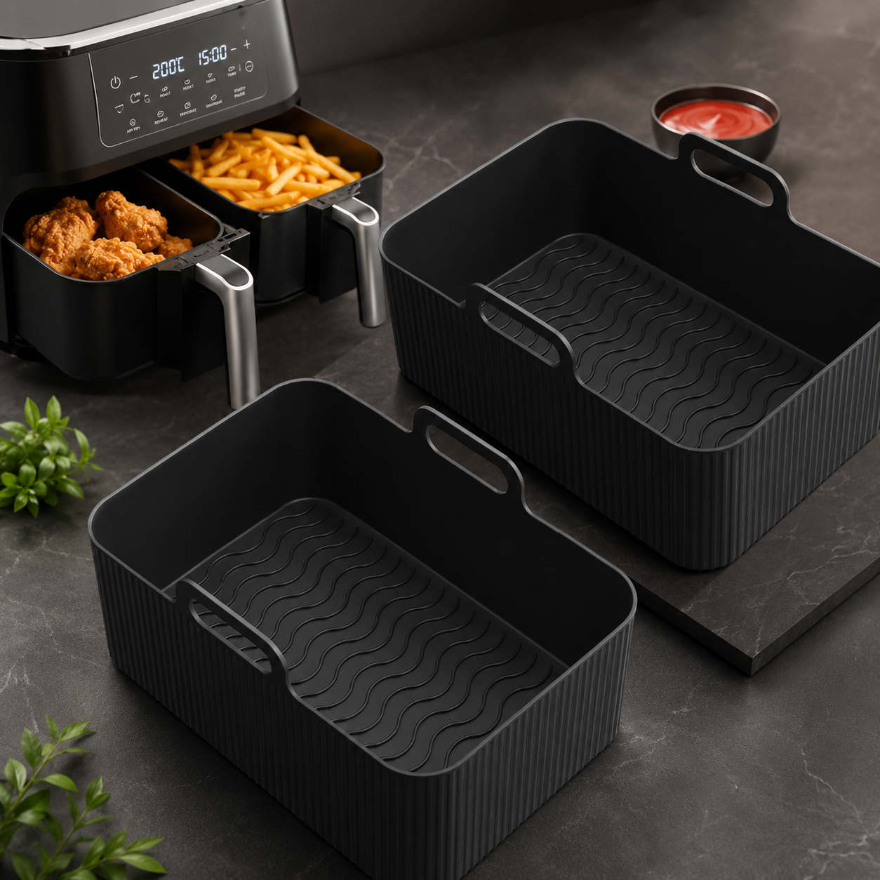 Silicone Air Fryer Basket Liners
