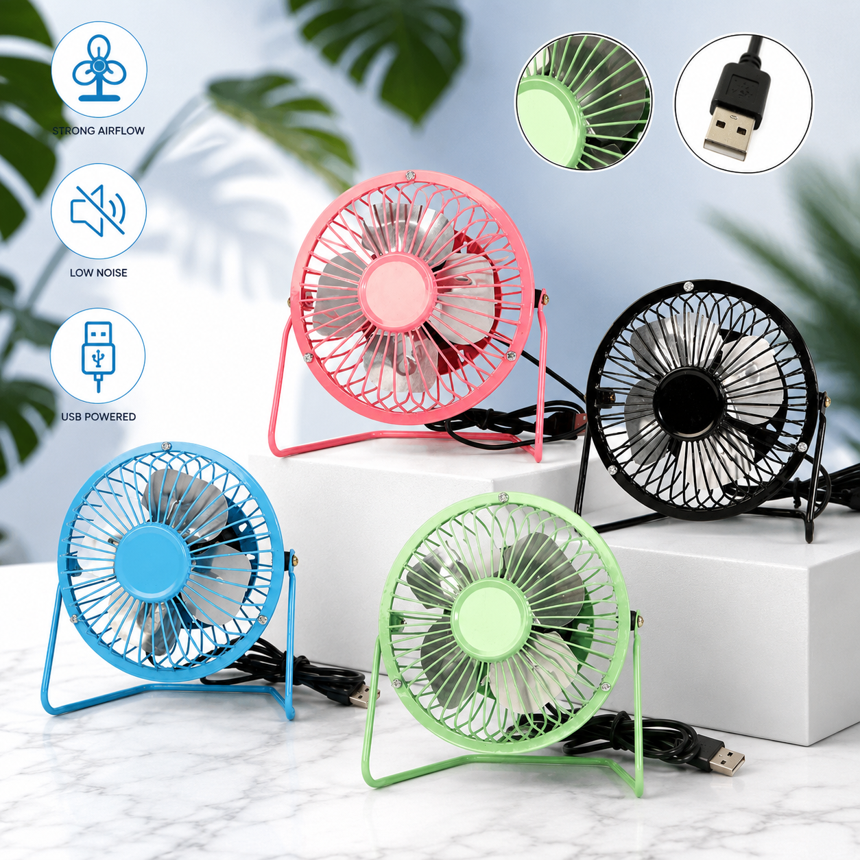 Mini USB Desk Portable Fan