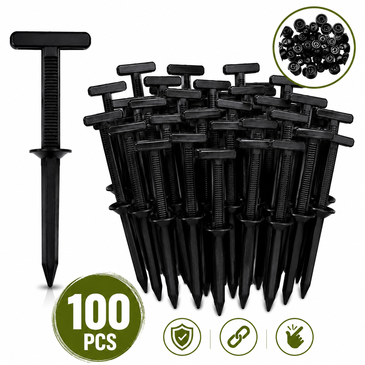 100PCS Weed Membrane