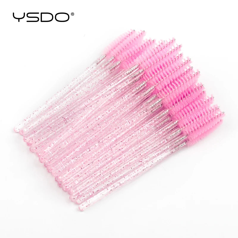 Disposable Mascara Wands Spoolie Brushes Eyelash Eyebrow