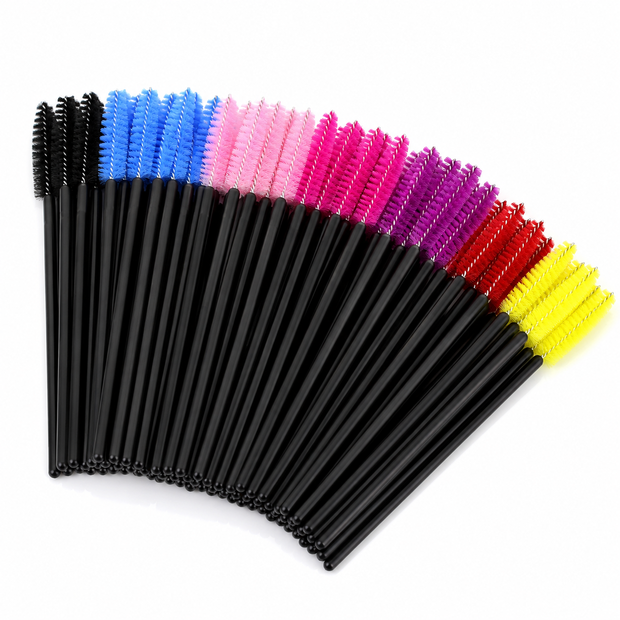 Disposable Mascara Wands Spoolie Brushes Eyelash Eyebrow