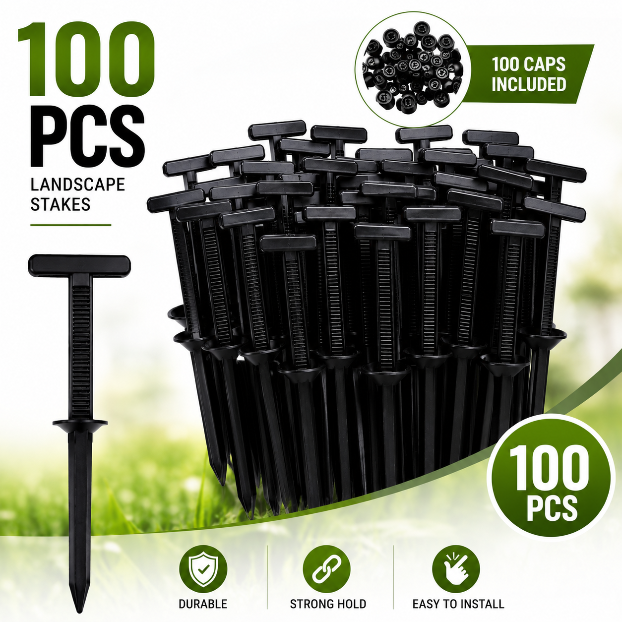 100PCS Weed Membrane