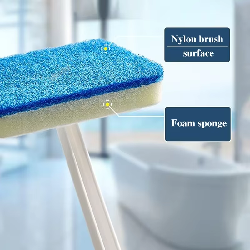 2 in 1 Telescopic Window Cleaner Glass Squeegee