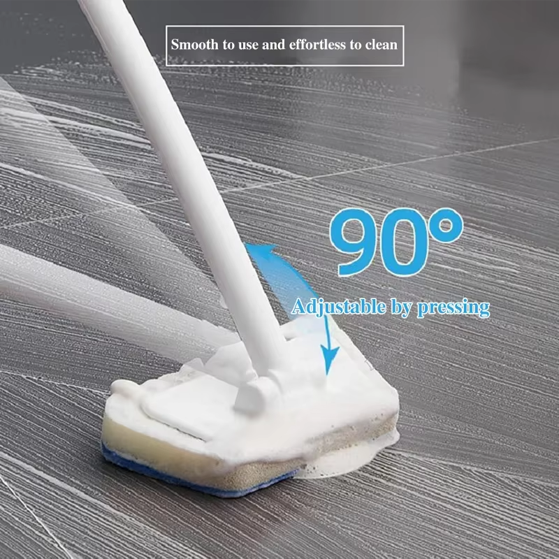 2 in 1 Telescopic Window Cleaner Glass Squeegee