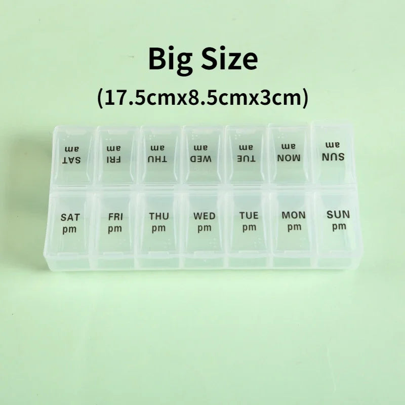 7 Day Tablet Medicine Box Storage Case