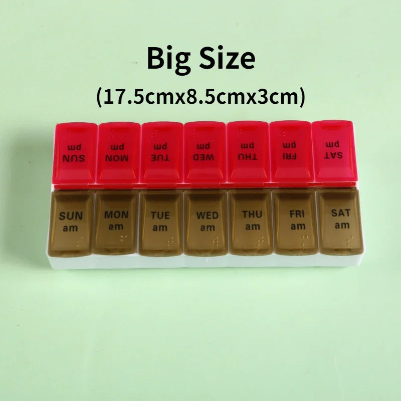 7 Day Tablet Medicine Box Storage Case