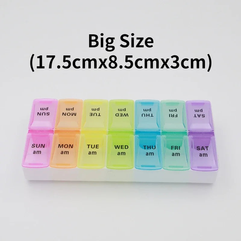 7 Day Tablet Medicine Box Storage Case