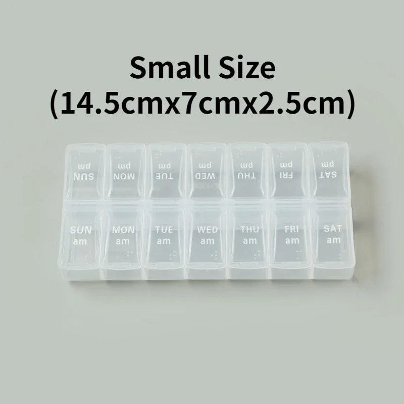 7 Day Tablet Medicine Box Storage Case