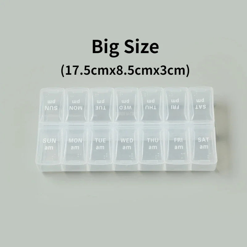 7 Day Tablet Medicine Box Storage Case