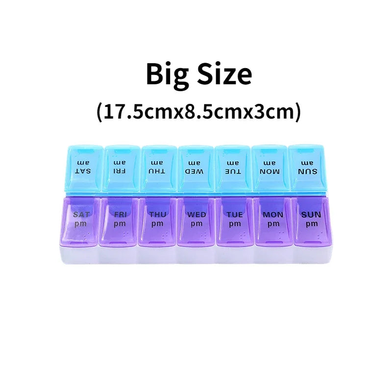 7 Day Tablet Medicine Box Storage Case