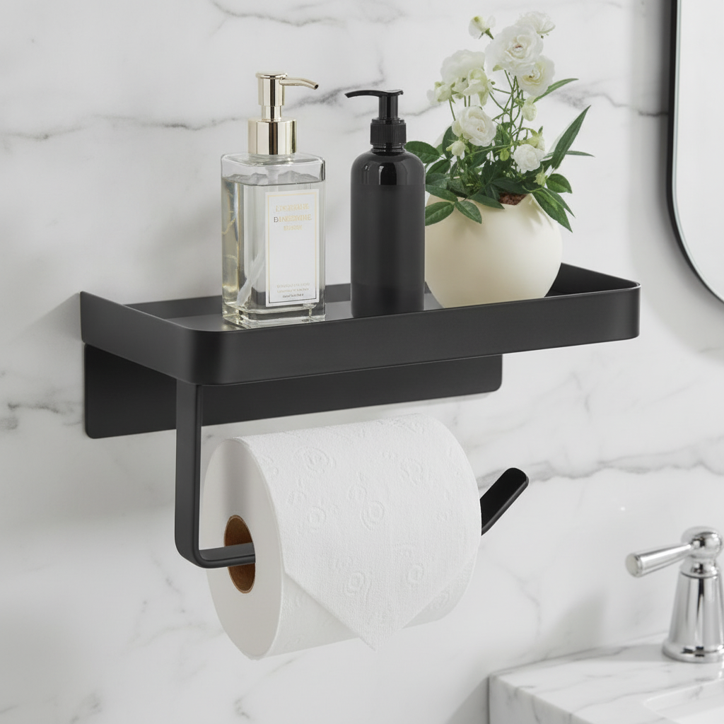 Wall Mounted Toilet Roll Holder