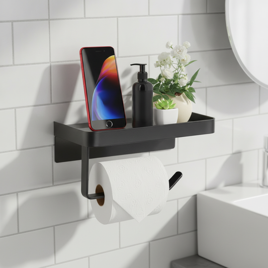 Wall Mounted Toilet Roll Holder