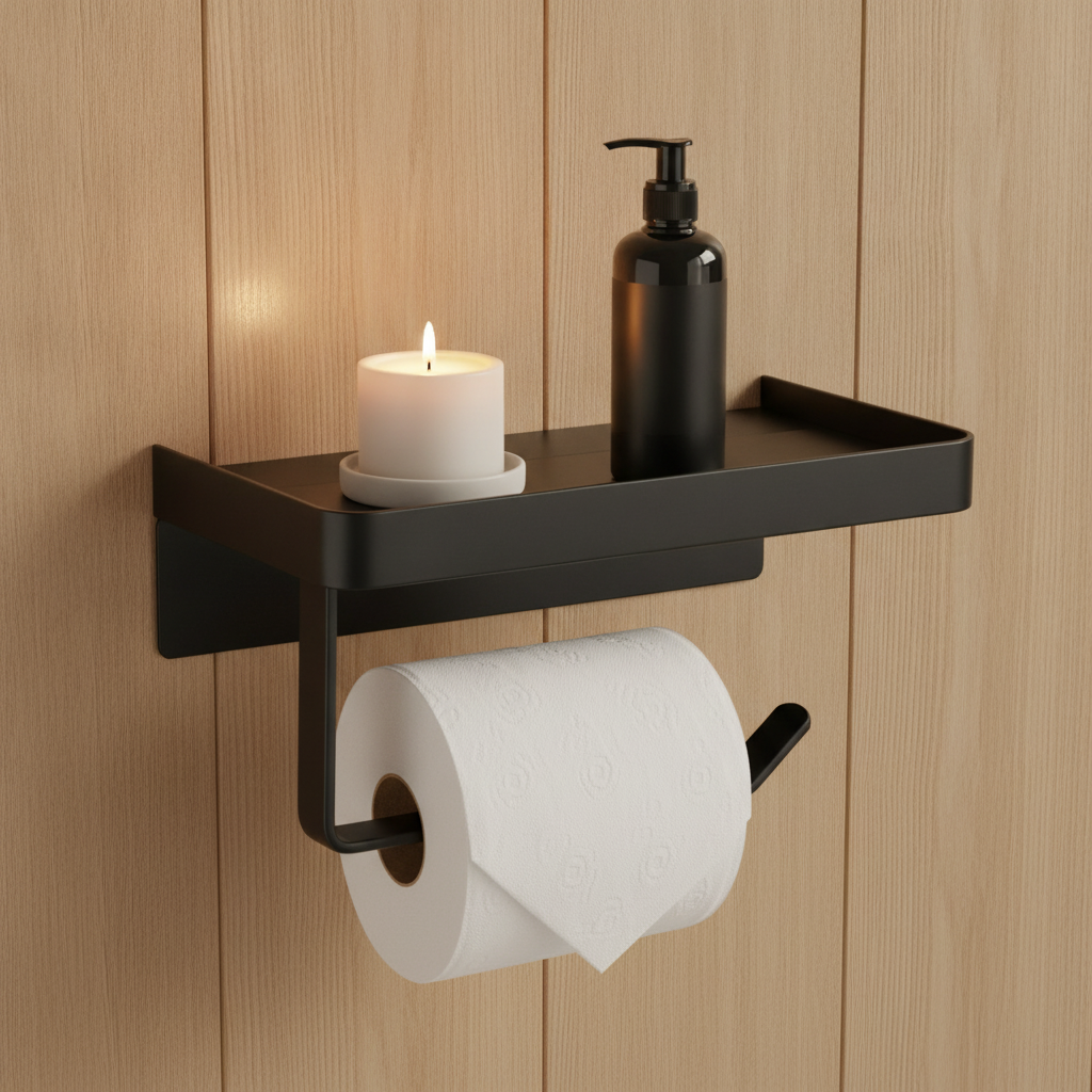 Wall Mounted Toilet Roll Holder