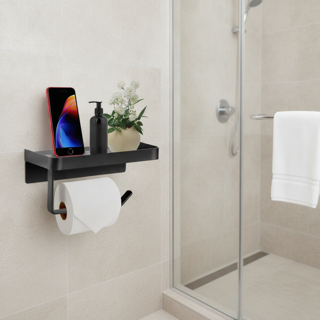 Wall Mounted Toilet Roll Holder